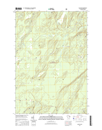 Alvin SW Winconsin  - 24k Topo Map