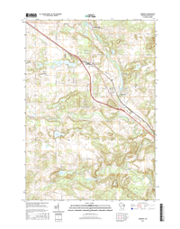 Amherst Winconsin  - 24k Topo Map