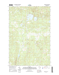 Amnicon Lake Winconsin  - 24k Topo Map