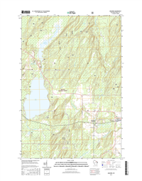 Argonne Winconsin  - 24k Topo Map