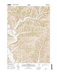 Argyle Winconsin  - 24k Topo Map