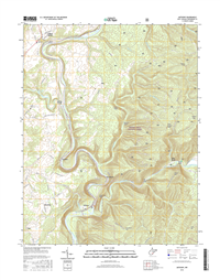 Anthony West Virginia  - 24k Topo Map