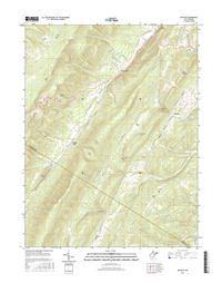 Antioch West Virginia  - 24k Topo Map