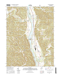 Apple Grove West Virginia - Ohio - 24k Topo Map