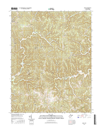 Arlee West Virginia  - 24k Topo Map