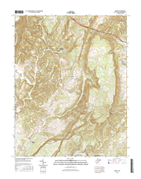 Asbury West Virginia  - 24k Topo Map