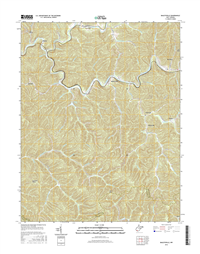 Baileysville West Virginia  - 24k Topo Map