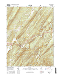 Baker West Virginia  - 24k Topo Map