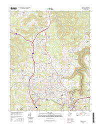 Beckley West Virginia  - 24k Topo Map