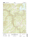 Summersville Dam West Virginia  - 24k Topo Map