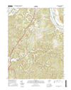 Valley Mills West Virginia - Ohio - 24k Topo Map