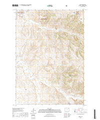 Adon Wyoming - 24k Topo Map