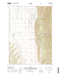 Afton Wyoming - 24k Topo Map