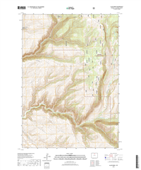 Allen Draw Wyoming - 24k Topo Map