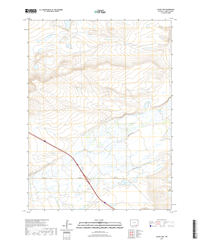 Alsop Lake Wyoming - 24k Topo Map