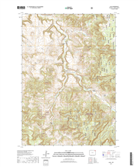 Alva Wyoming - 24k Topo Map