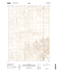 Amend Ranch Wyoming - 24k Topo Map