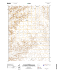 Anderson Canyon Wyoming - 24k Topo Map