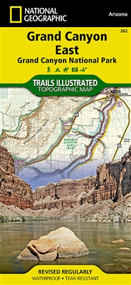 Grand Canyon East Hiking & Trail Map. Paria Canyon-Vermilion Cliffs Wilderness, Kaibab National Forest, Saddle Mountain Wilderness, Marble Canyon, and the Colorado River. Cocks Combs, Echo Cliffs, Glen Canyon, Glen Canyon National Recreation Area, Grand C