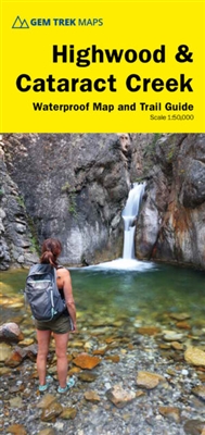 Highwood & Cataract Creek - Kananaskis Country Trail Map - Gem Trek. This is the fourth map in Gem Trek's Kananaskis Country series, covering south Kananaskis Country from Sheep River Falls in the north to Plateau Mountain in the south. It extends coverag