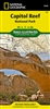 Capitol Reef National Park Utah Trail Map. Includes Anasazi State Park and portions of Fishlake National Forest, Grand Staircase-Escalante National Monument, and Dixie National Forest. Also Capitol Reef National Park, Circle Cliffs, Dixie National Forest,