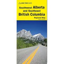 SW Alberta & SE British Columbia Regional Map - Gem Trek. The sixth edition of this popular 1:500,000 scale map covers Edmonton and Calgary, south to the U.S. border, and west as far as Jasper National Park in the north and Castlegar, in the B.C. Kootenay
