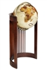 Barrel 16 inch World Globe - Frank Lloyd Wright. This globe stand is an adaptation of one of the most universally recognized furniture designs found in the Frank Lloyd Wright Foundation archives. It is a modified version of the famous Barrel Chair origina