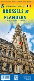 BRUSSELS & FLANDERS GHENT TRAVEL MAP.  This is a very detailed map showing roads, rivers, top attractions, and icons for points of interest, airports, parks, railways, and more.
â€‹