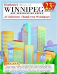 Winnipeg and surrounding area spiral bound city atlas. Our spiral bound city atlases of Winnipeg and Calgary are our signature products. Recognized by their catching cityscape covers and yellow spiral bindings, these attractive and durable maps are a driv