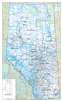 Alberta First Nations Treaty Boundaries Wall Map 1:1,000,000. Also includes the land-use framework planning regions. Current map of Alberta shows primary and secondary highways, both paved and unpaved, Railroads, Lakes, Rivers, Cities, Towns, Villages, Ai