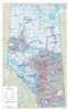 Alberta Electoral Divisions Wall Map 1:750,000. This current map of Alberta shows the Provincial Electoral Divisions, as defined by the Electoral Divisions Act 2017. Includes primary and secondary paved and unpaved highways, Railroads, Lakes, Rivers, Citi