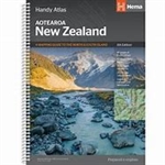 New Zealand Travel Atlas. Includes over 100 detailed regional and city maps which feature hundreds of adventure activities plus over 300 motorhome parks and camping sites. Top sites are Milford Sound, Tongariro National Park, Bay of Islands, Franz Josef G
