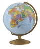 World Globe - Explorer 12 inch REPLOGLE. This globe is one of our most popular models, and is perfect for schools, libraries and as a great teaching resource. The 12 inch blue-ocean globe offers a vibrant contrast to the durable metal gold colored base. T