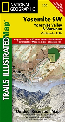 306 Yosemite SW Yosemite Valley and Wawona National Geographic Trails Illustrated