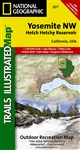 307 Yosemite NW Hetch Hetchy Reservoir National Geographic Trails Illustrated