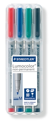 Lumocolor Non Permanent Markers Staedtler