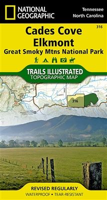 316 Cades Cove Elkmont Great Smoky Mountains National Park National Geographic Trails Illustrated