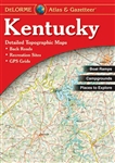 Kentucky Atlas & Gazetteer. With an incredible wealth of detail, DeLormes Atlas & Gazetteer is the perfect companion for exploring the Kentucky outdoors. Extensively indexed, full-color topographic maps provide information on everything from cities and to