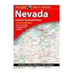 Nevada Atlas & Gazetteer. With an incredible wealth of detail, DeLormes Atlas & Gazetteer is the perfect companion for exploring the Nevada outdoors. Extensively indexed, full-color topographic maps provide information on everything from cities and towns