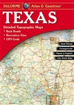 Texas Atlas & Gazetteer. With an incredible wealth of detail, DeLormes Atlas & Gazetteer is the perfect companion for exploring the outdoors in Texas. Extensively indexed, full-color topographic maps provide information on everything from cities and towns