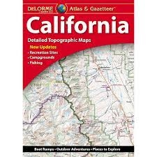 California Travel Atlas & Gazetteer. Extensively indexed, full-color topographic maps provide information on everything from cities and towns to historic sites, scenic drives, trailheads, boat ramps and even prime fishing spots. Special features 2-page se