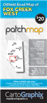 Oilfield Road Map of Fox Creek West. These maps contain the most accurate, current and complete road data set including oil and gas lease roads. Additional information includes township grid, truck stops, rest areas, height restrictions, back-road