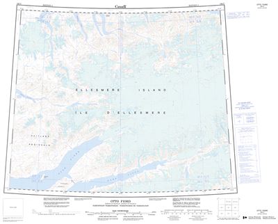 340C - OTTO FIORD - Topographic Map