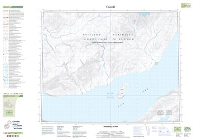 340C04 - DEGERBOLS ISLAND - Topographic Map