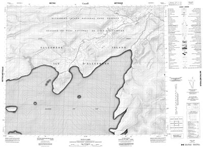 340D01 - NAN LAKE - Topographic Map