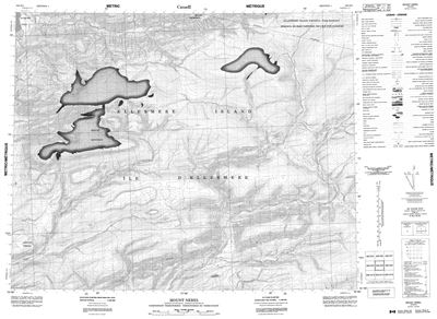 340D03 - MOUNT NEBEL - Topographic Map