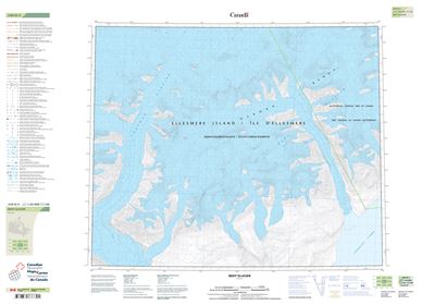 340D05 - BENT GLACIER - Topographic Map