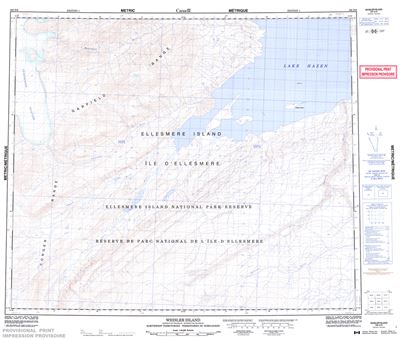 340D09 - WHISLER ISLAND - Topographic Map