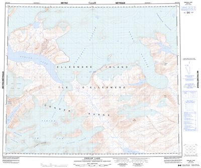 340D10 - EKBLAW LAKE - Topographic Map