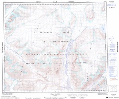 340D11 - FIALA GLACIER - Topographic Map